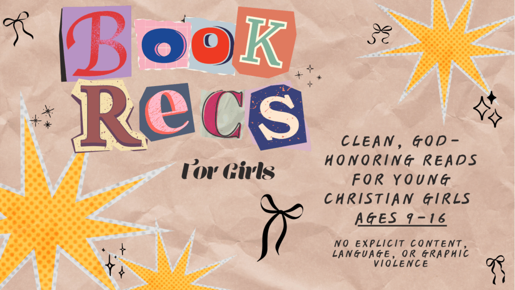 clean, god honoring reads for young christian girls ages 9 16 (website)